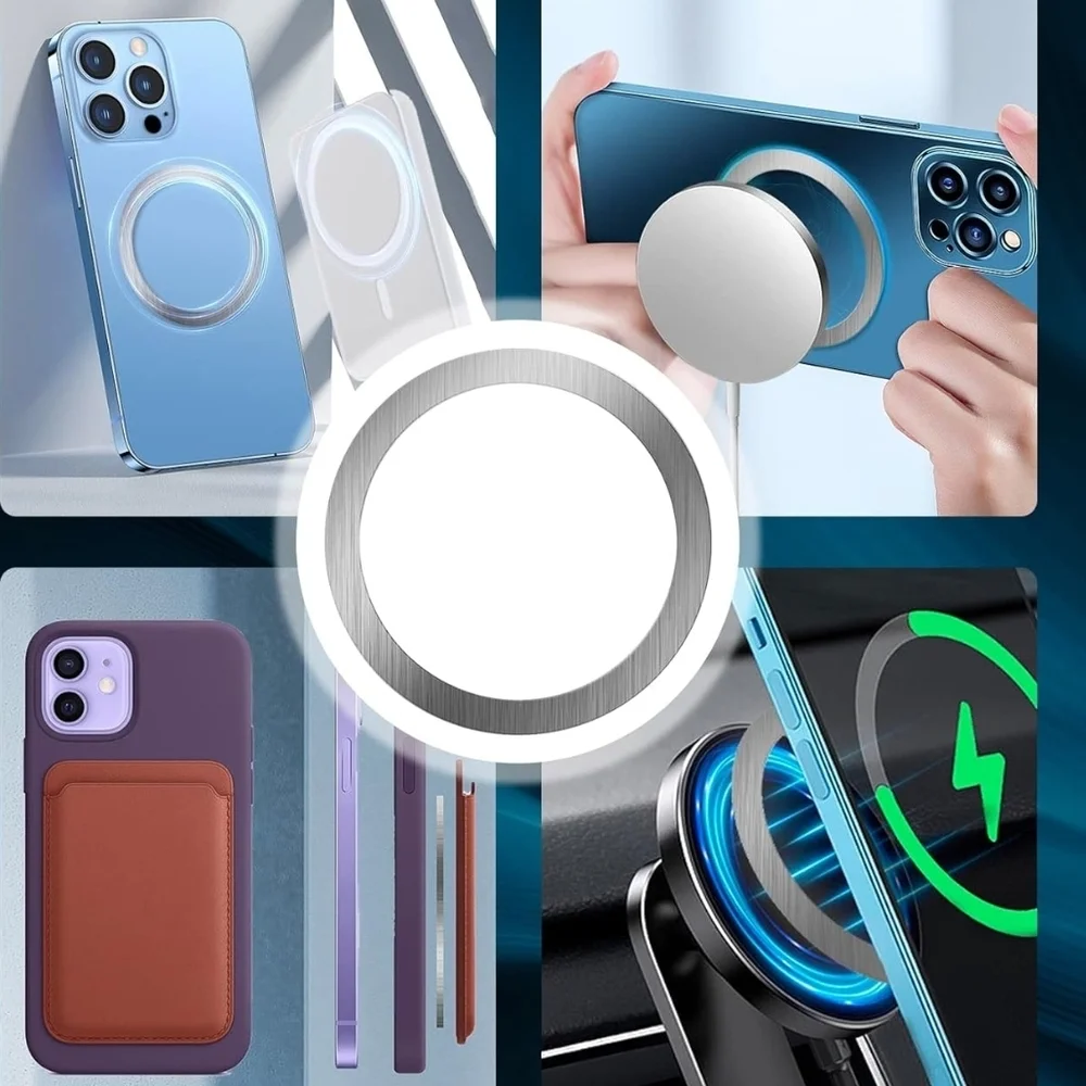 3 Pc Phone Adapters For Magnet And Wireless Charging